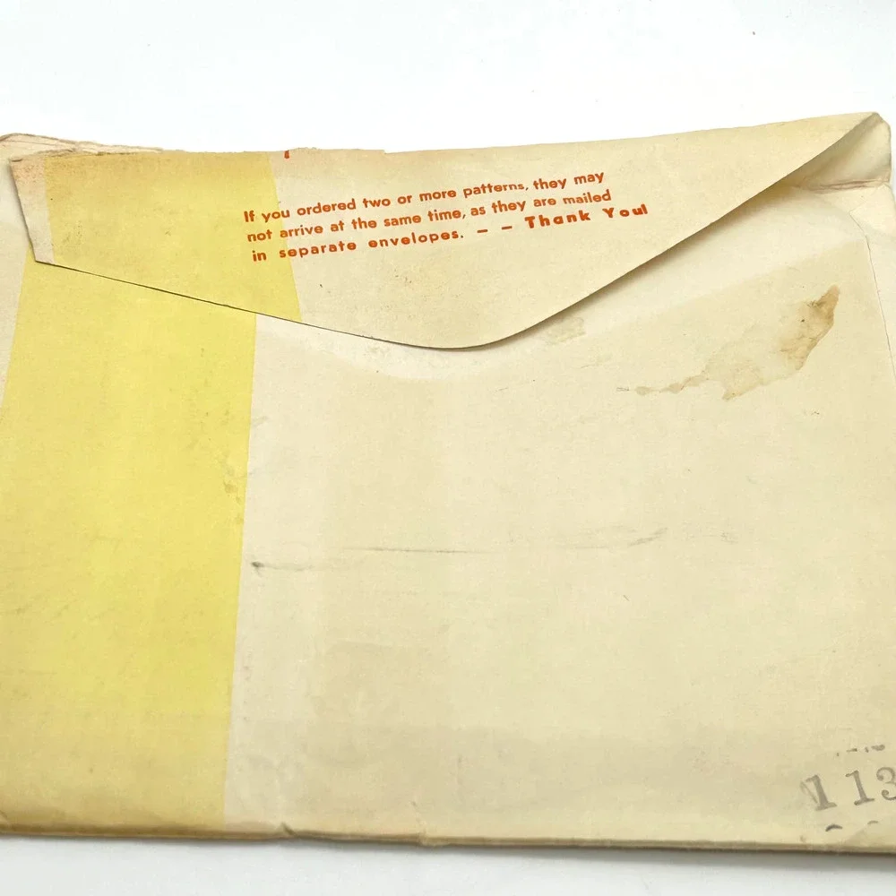 Anne Adams Vintage 1950's Mail‎ Order Pattern #4638 Women's Bib Apron Size M